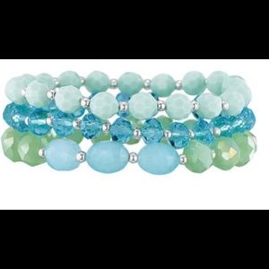 Avon Island Paradise Stretch Bracelet Seafoam